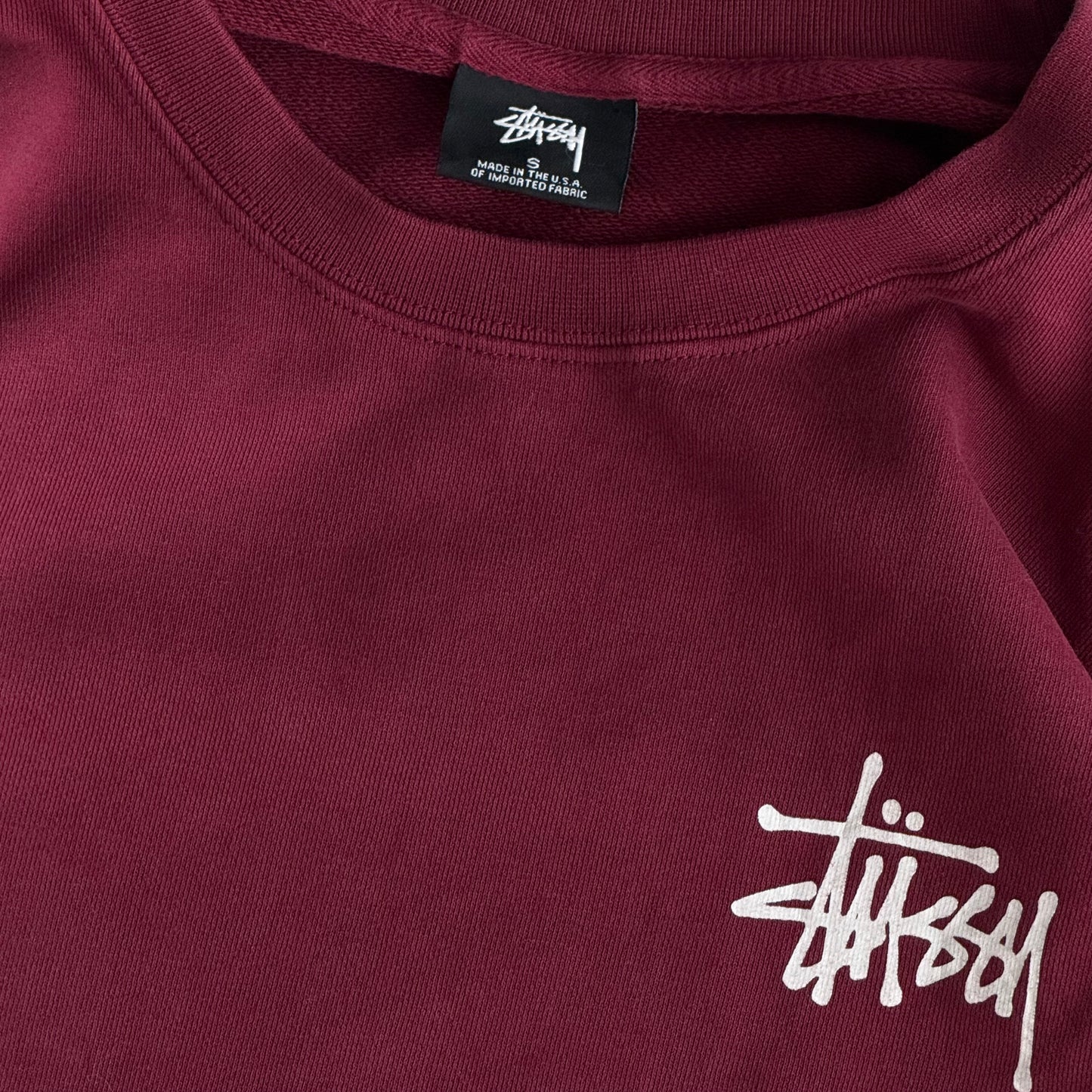 Stussy Spell Out Sweatshirt - Small