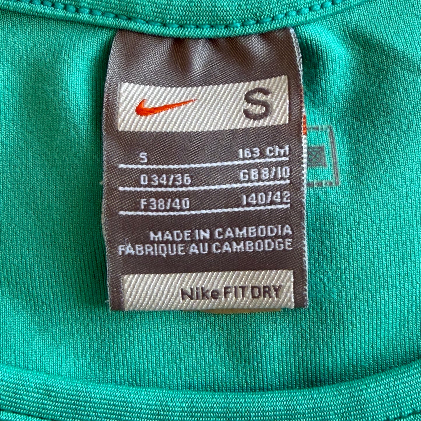Y2K Nike Scoop Neck Activewear Tank - S