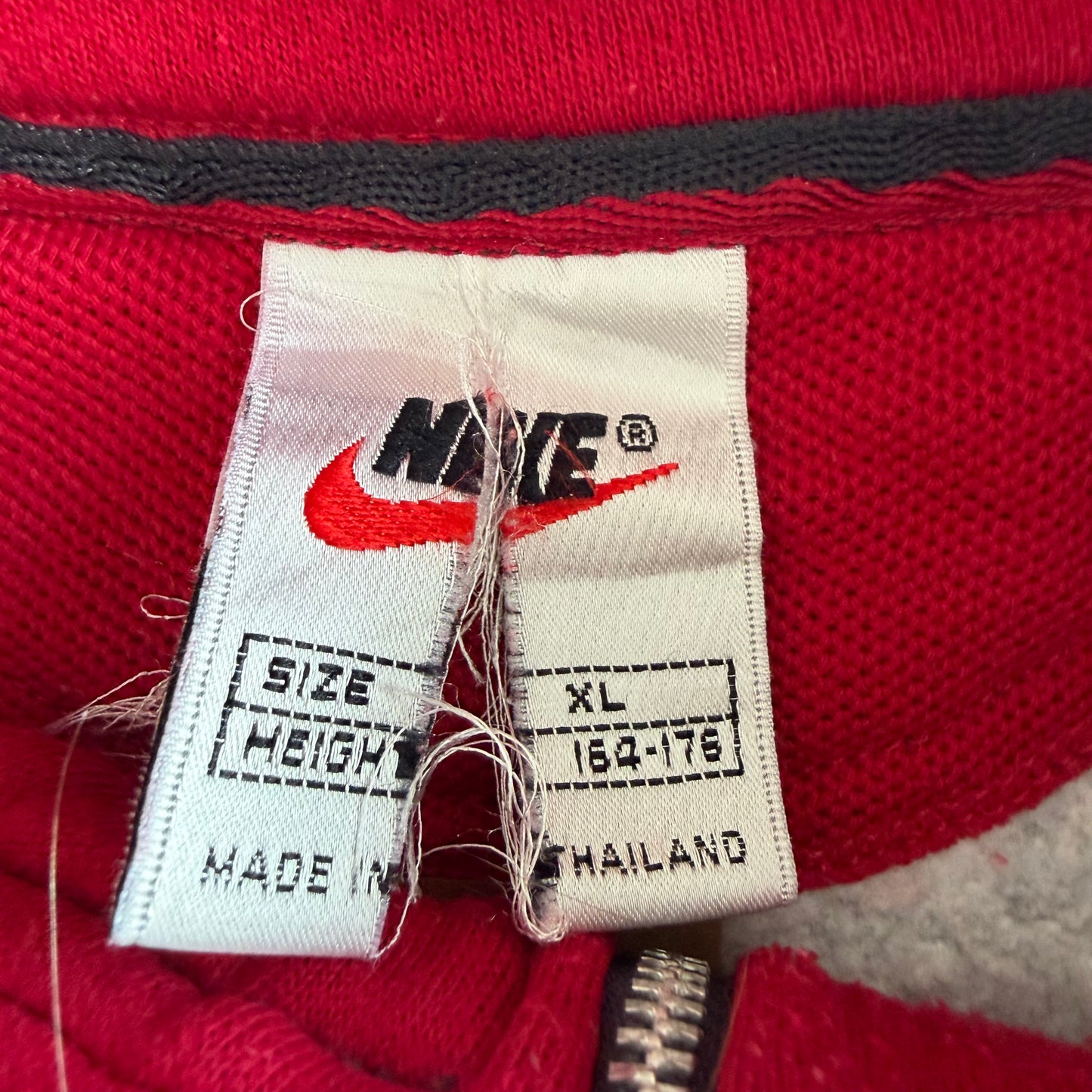 90s Nike Panelled Quarter Zip - M