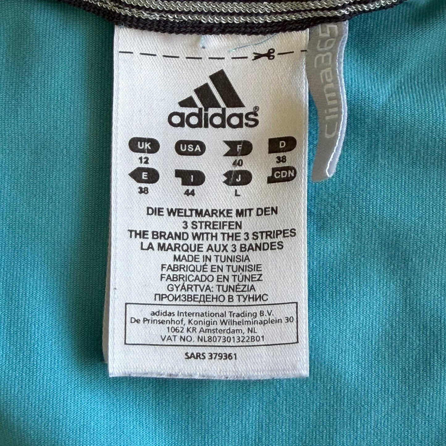 Y2K Adidas V-Neck Activewear Vest - L