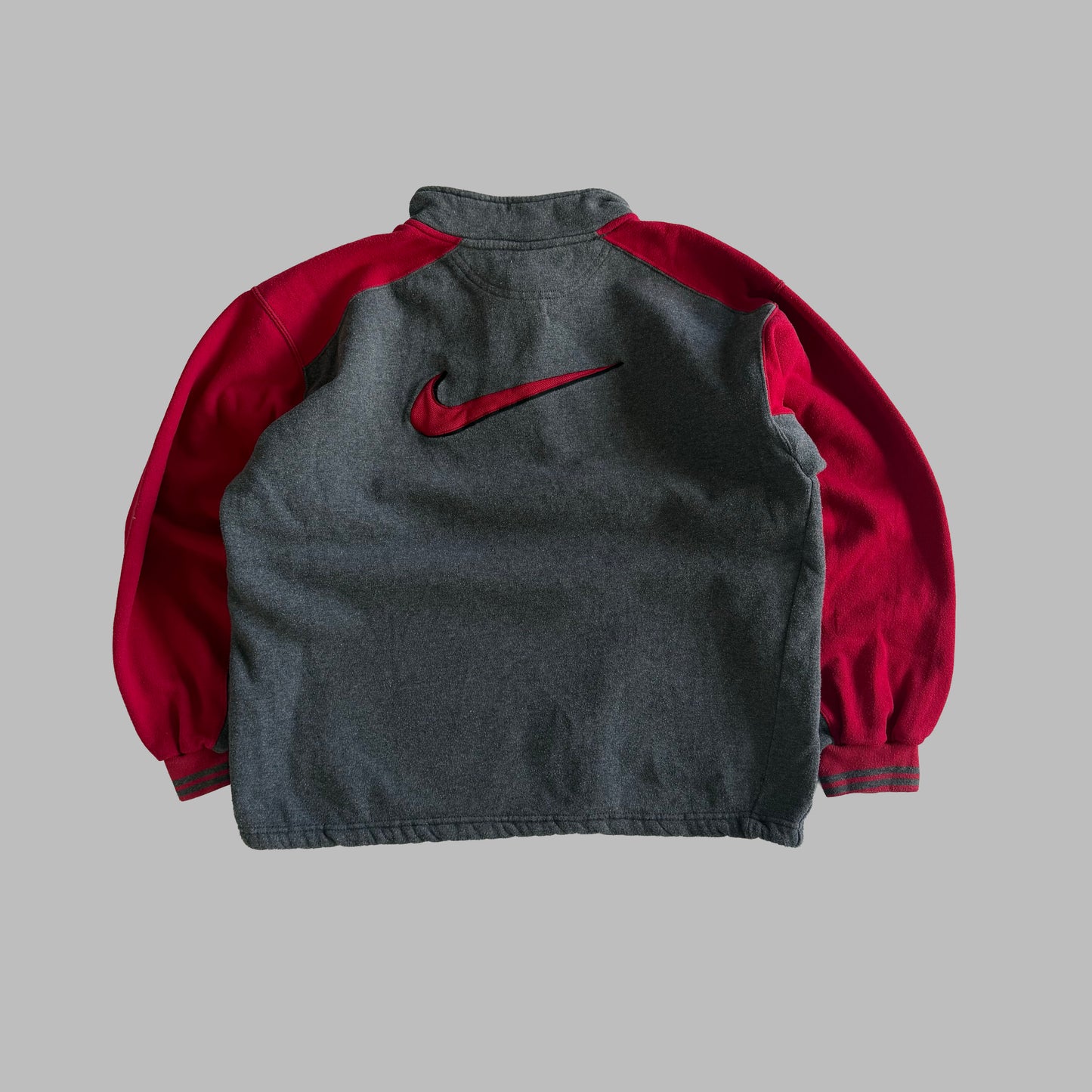 90s Nike Panelled Quarter Zip - M