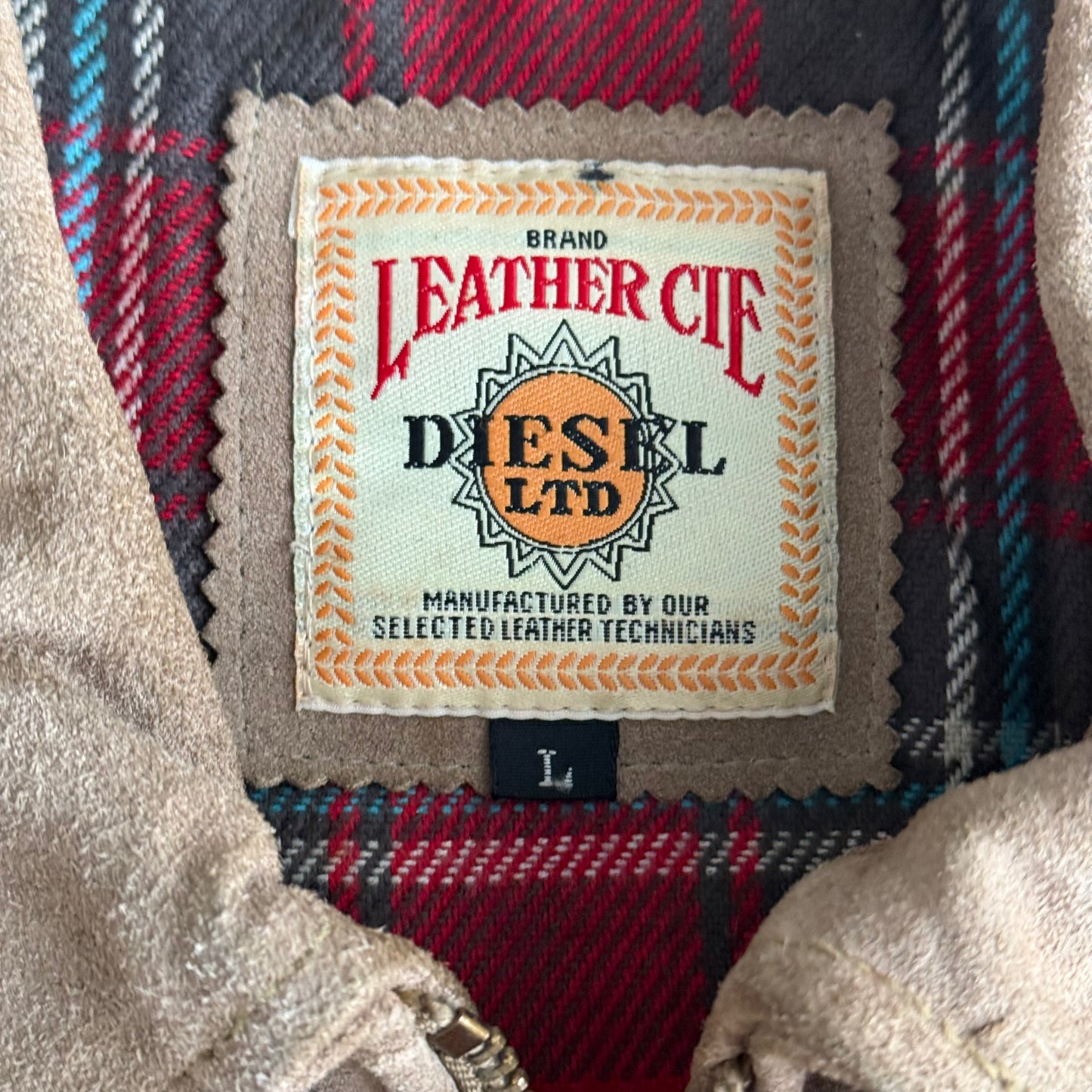 Diesel Suede Tassel Jacket - Large