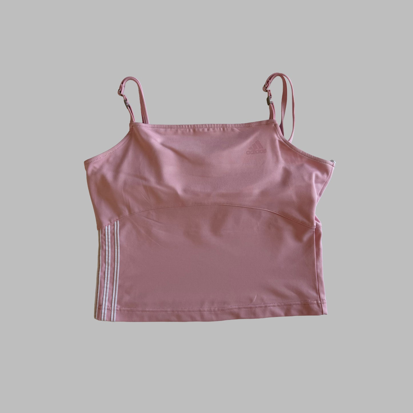 Y2K Adidas Square Neck Activewear Tank - L