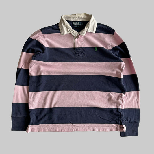 Ralph Lauren Striped Rugby Shirt - Large