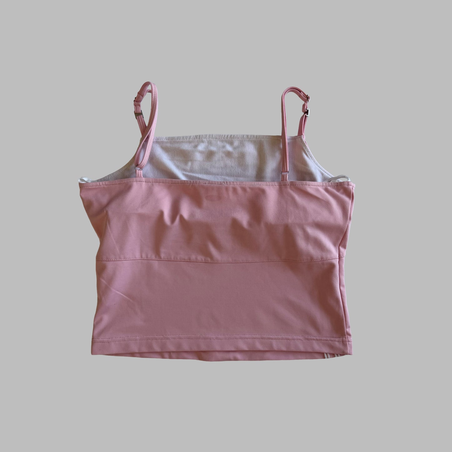 Y2K Adidas Square Neck Activewear Tank - L