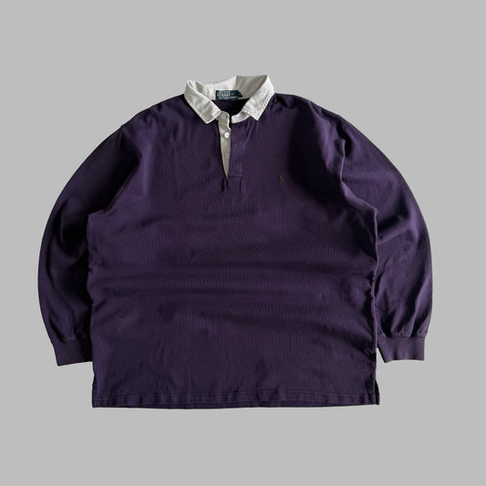 90s Polo Ralph Lauren Cotton Rugby Shirt - XL