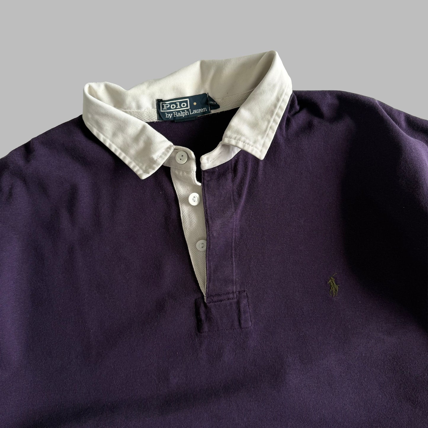 90s Polo Ralph Lauren Cotton Rugby Shirt - XL