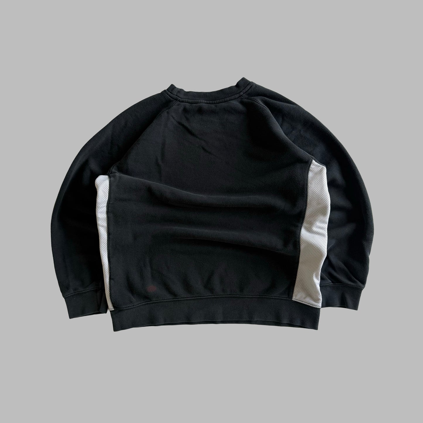 Y2K Nike Panelled Spell Out Sweatshirt - M