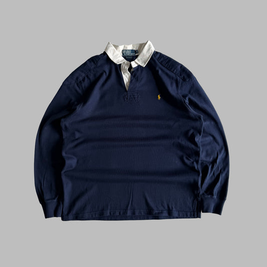 90s Polo Ralph Lauren Cotton Rugby Shirt - XL