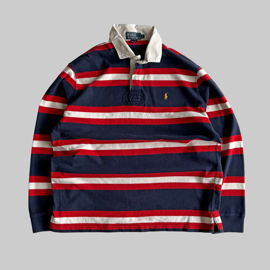 Ralph Lauren Striped Rugby Shirt - Large