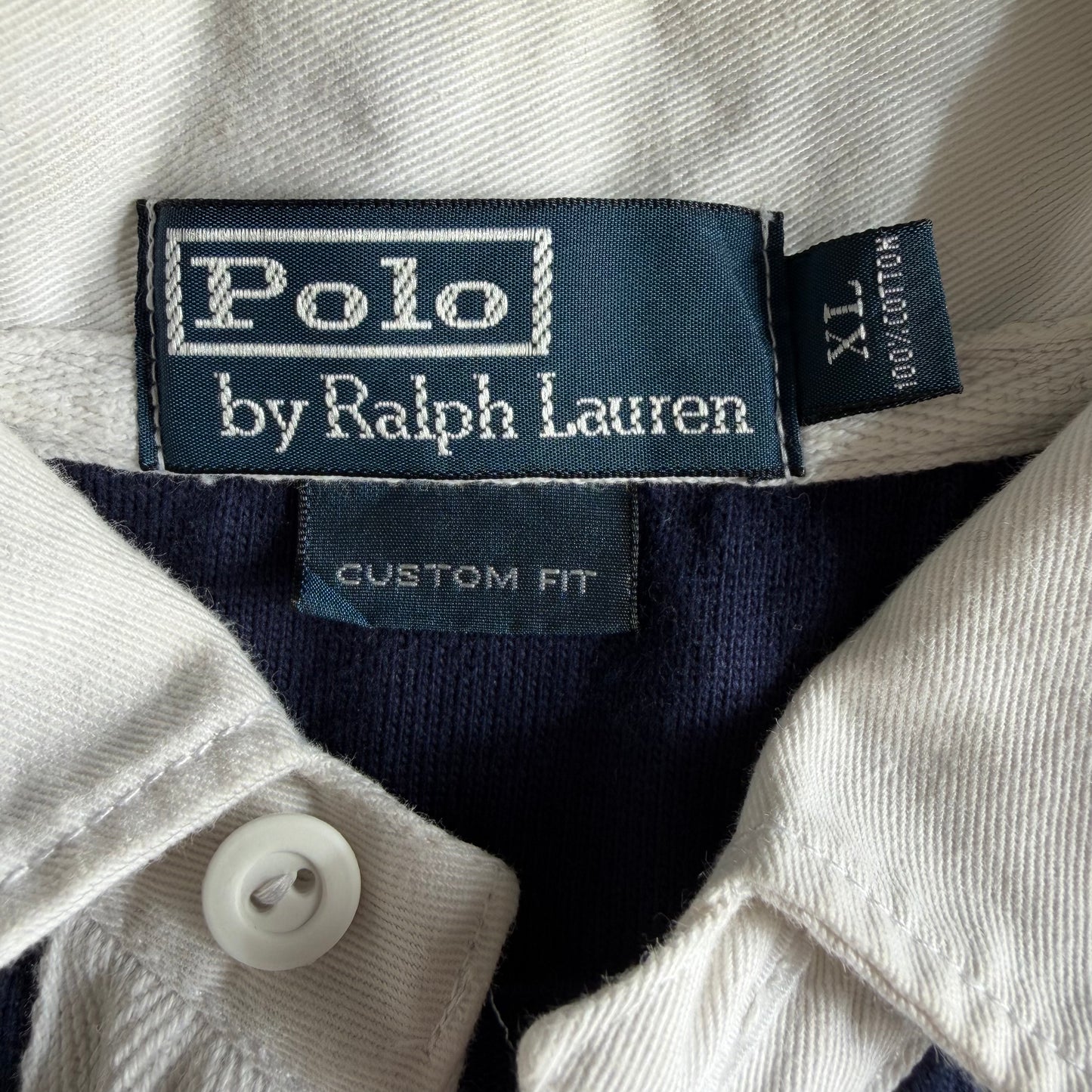 90s Polo Ralph Lauren Cotton Rugby Shirt - XL
