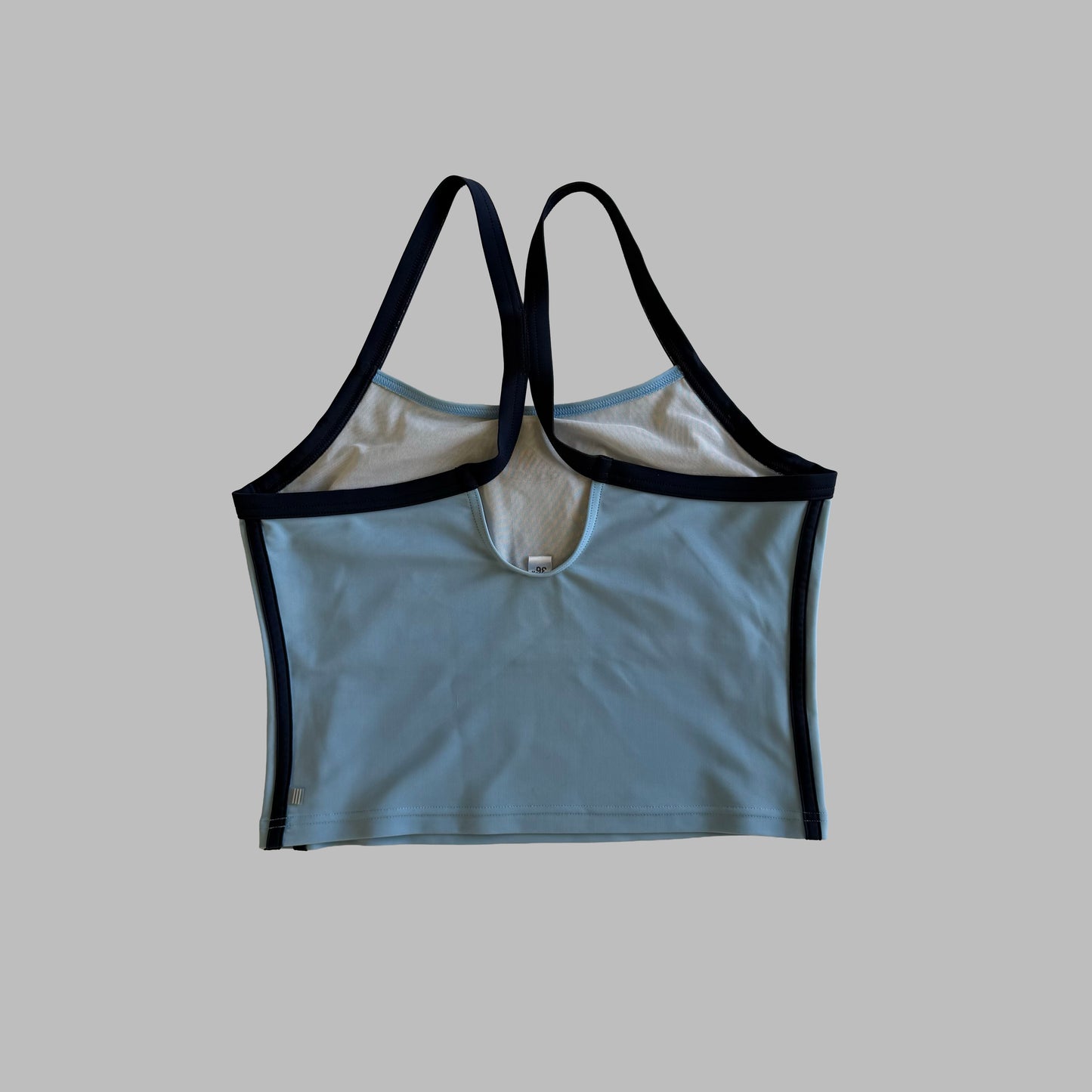 Y2K Adidas Three Stripe Activewear Tank - M