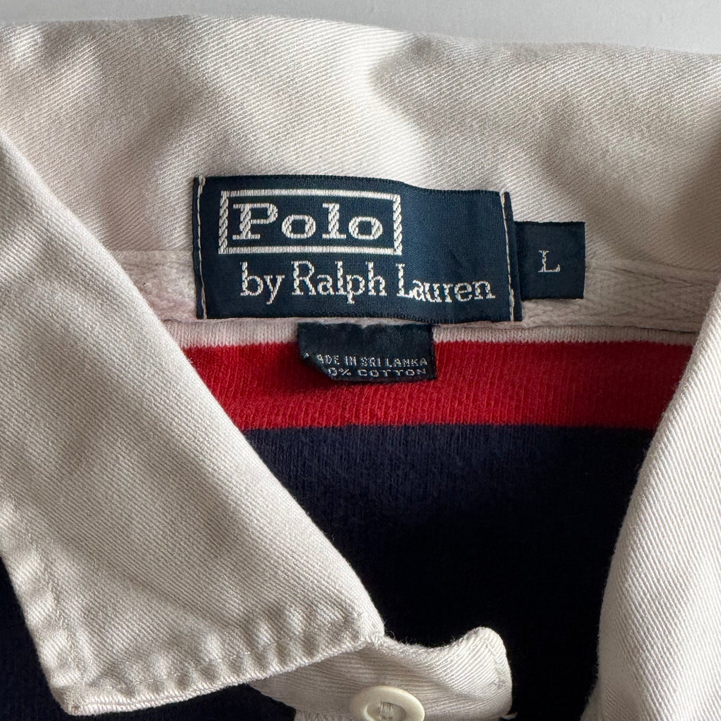 Ralph Lauren Striped Rugby Shirt - Large