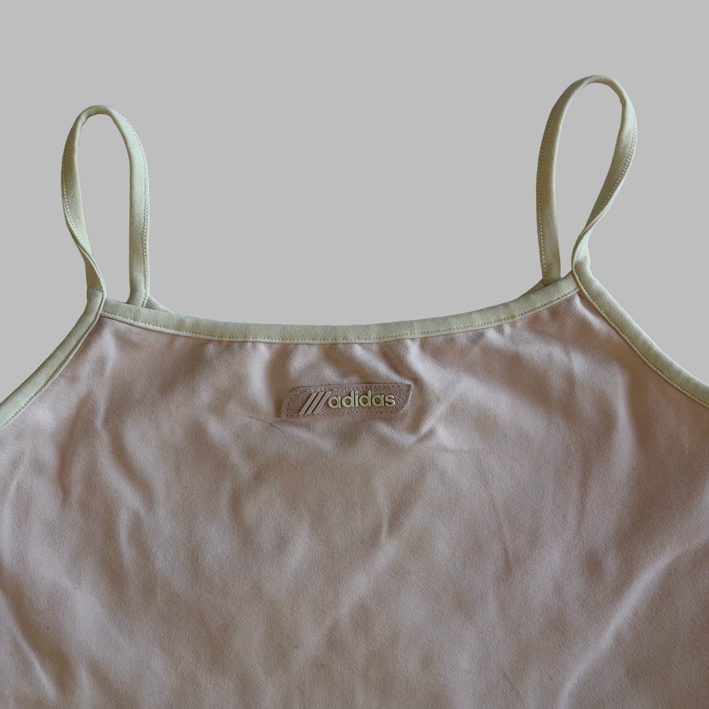 Y2K Adidas Square Neck Activewear Tank - M