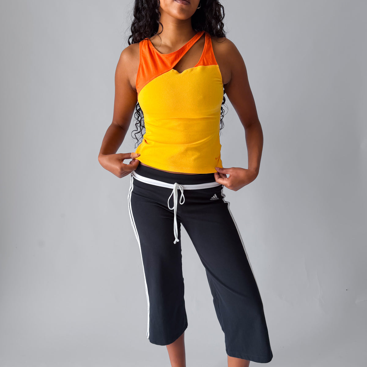 Y2K Nike Asymmetrical Activewear Top - M