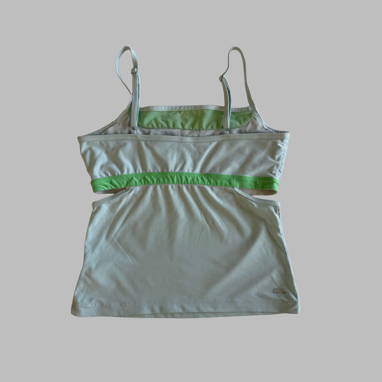 Y2K Nike Panelled Slit Activewear Tank - S