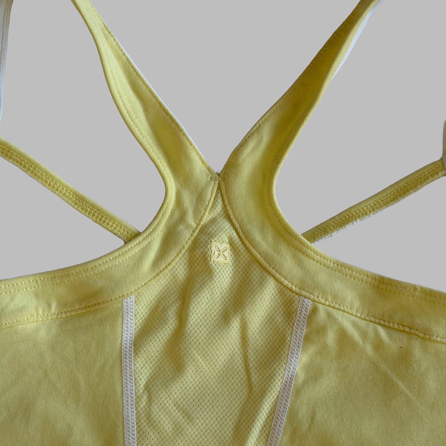 Y2K Nike Asymmetrical Panelled Activewear Tank - S