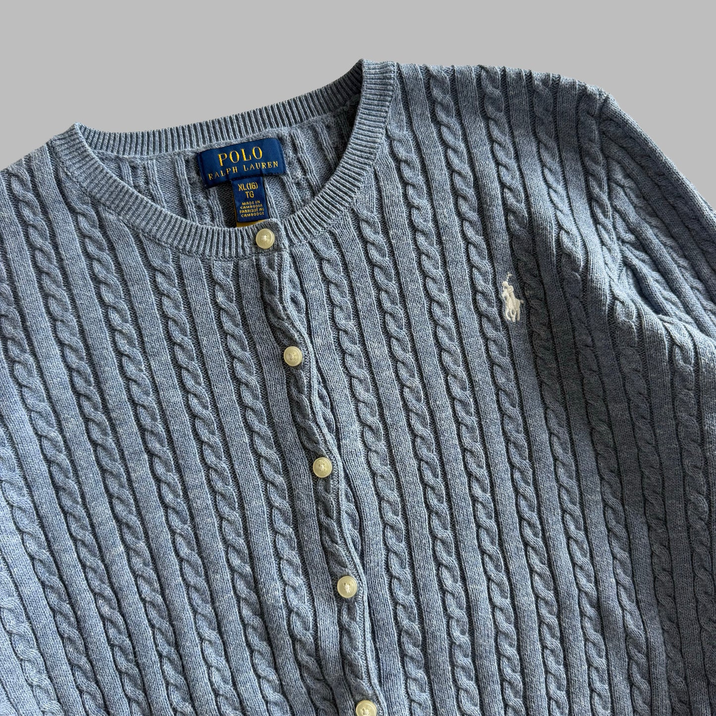 Polo Ralph Lauren Cable Knit Cardigan - L