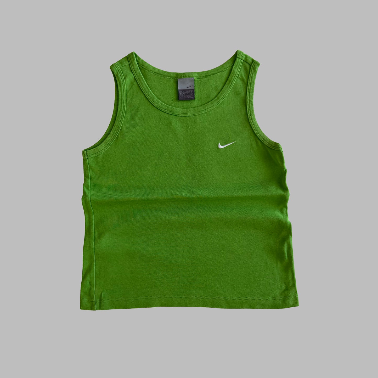 Y2K Nike Single Swoosh Fitted Tank - M