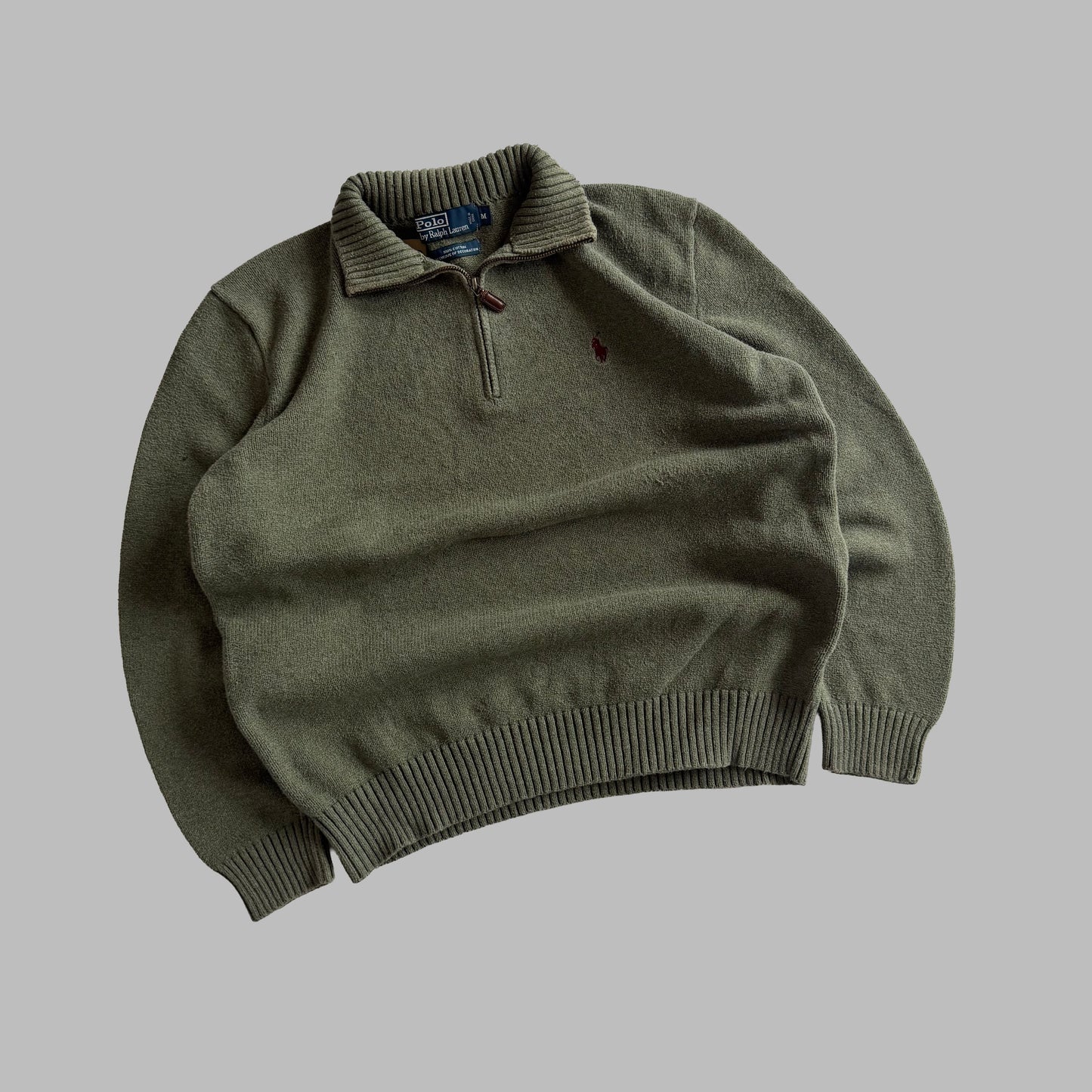 90s Polo Ralph Lauren Quarter Zip - M