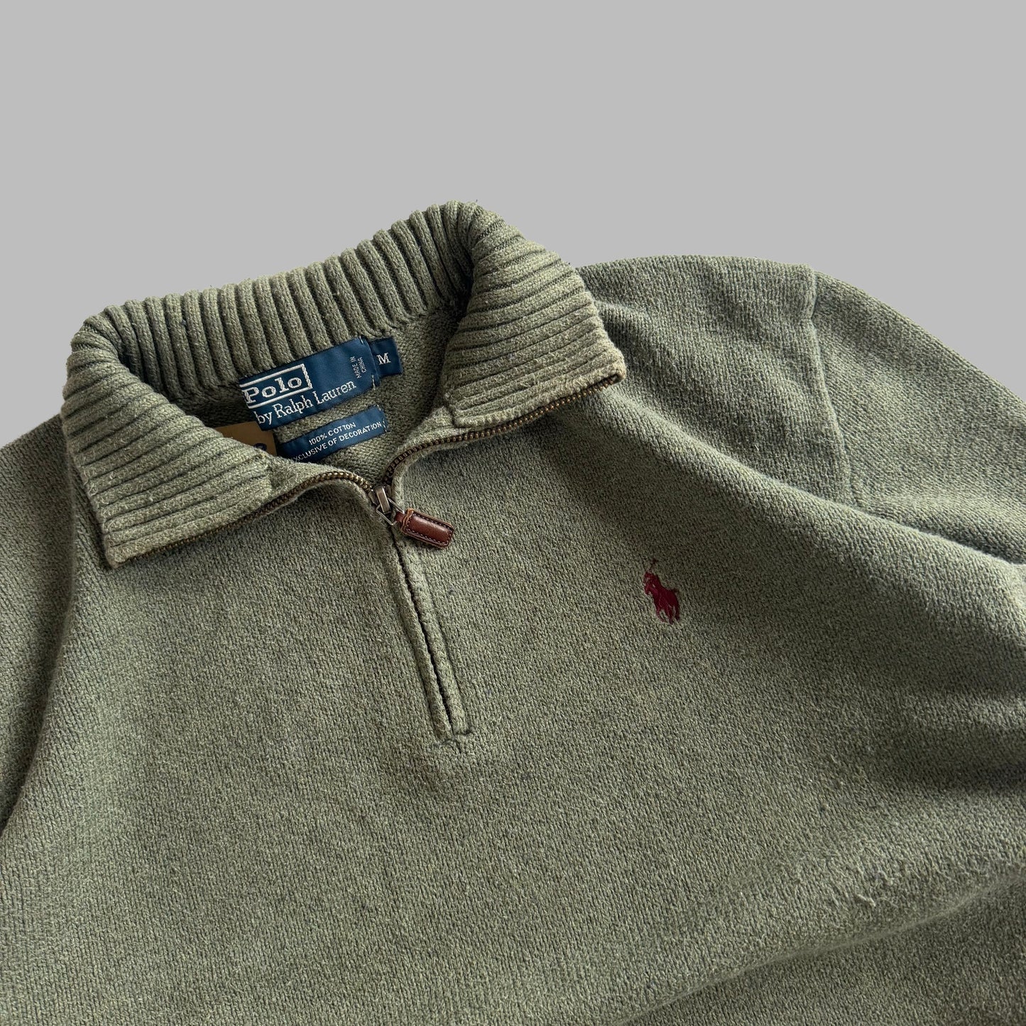 90s Polo Ralph Lauren Quarter Zip - M