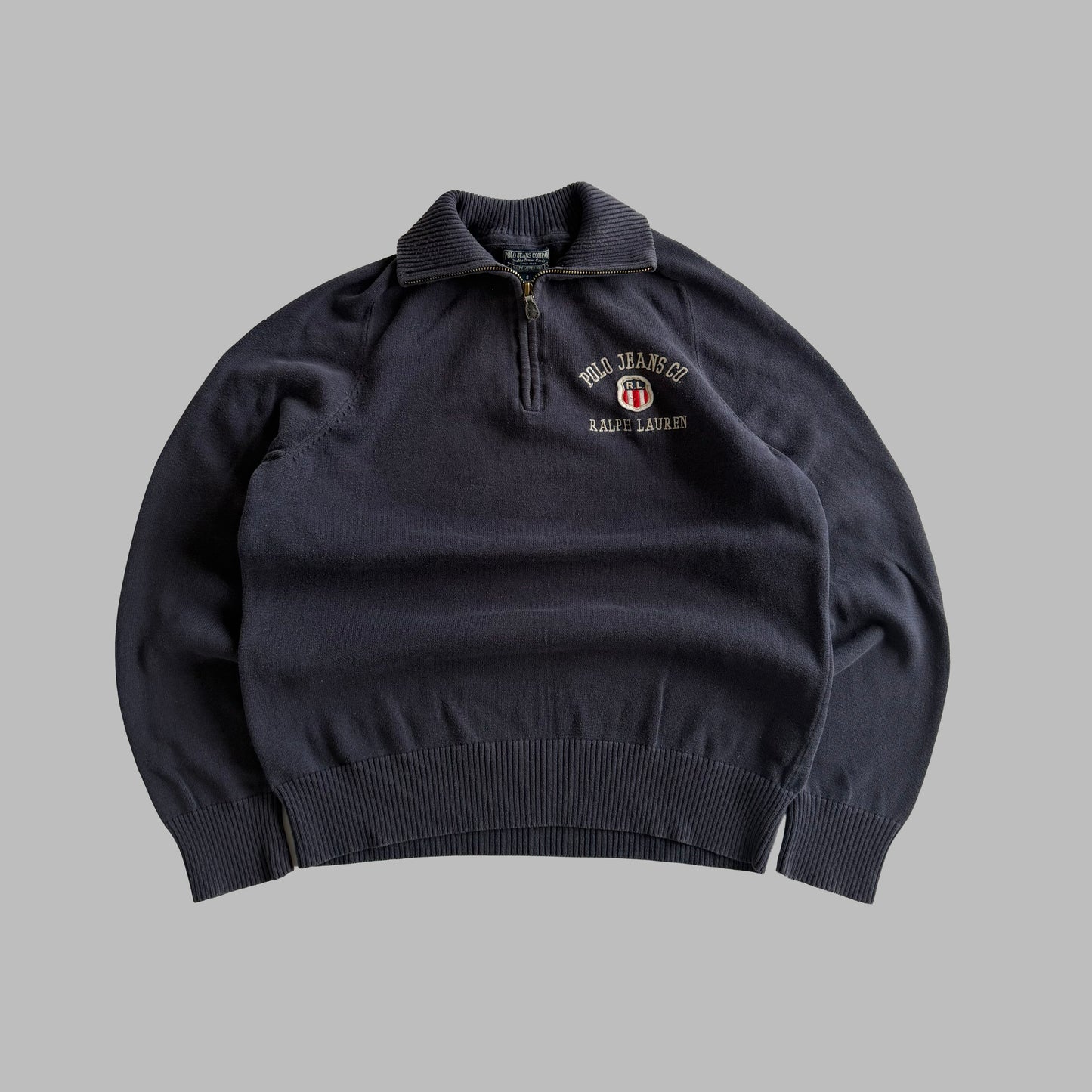 90s Ralph Lauren Polo Jeans Quarter Zip - S