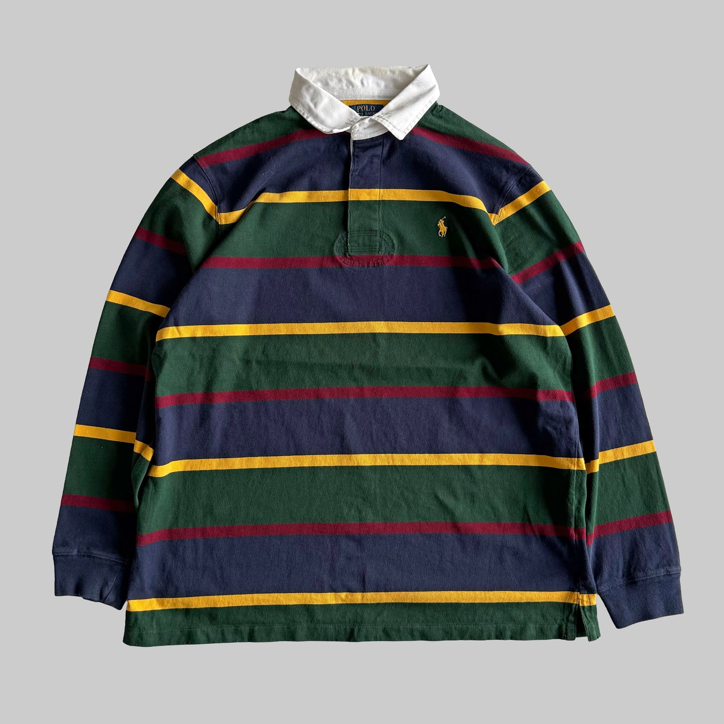 Ralph Lauren Striped Rugby Shirt - X-Large