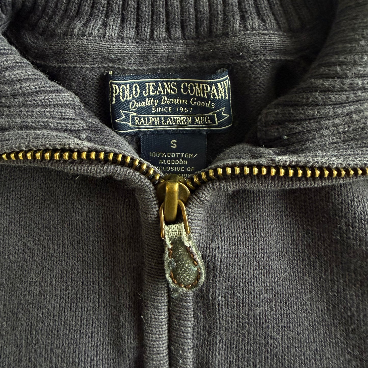 90s Ralph Lauren Polo Jeans Quarter Zip - S