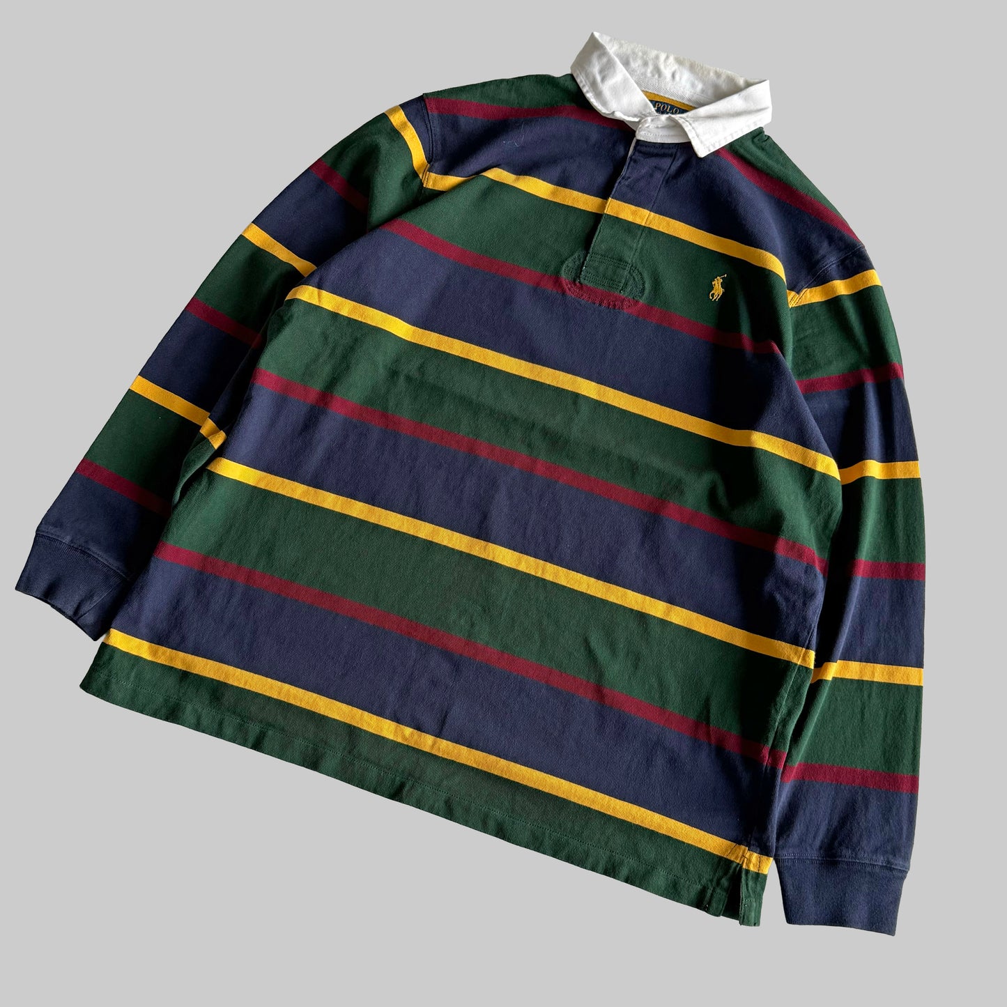 Ralph Lauren Striped Rugby Shirt - X-Large