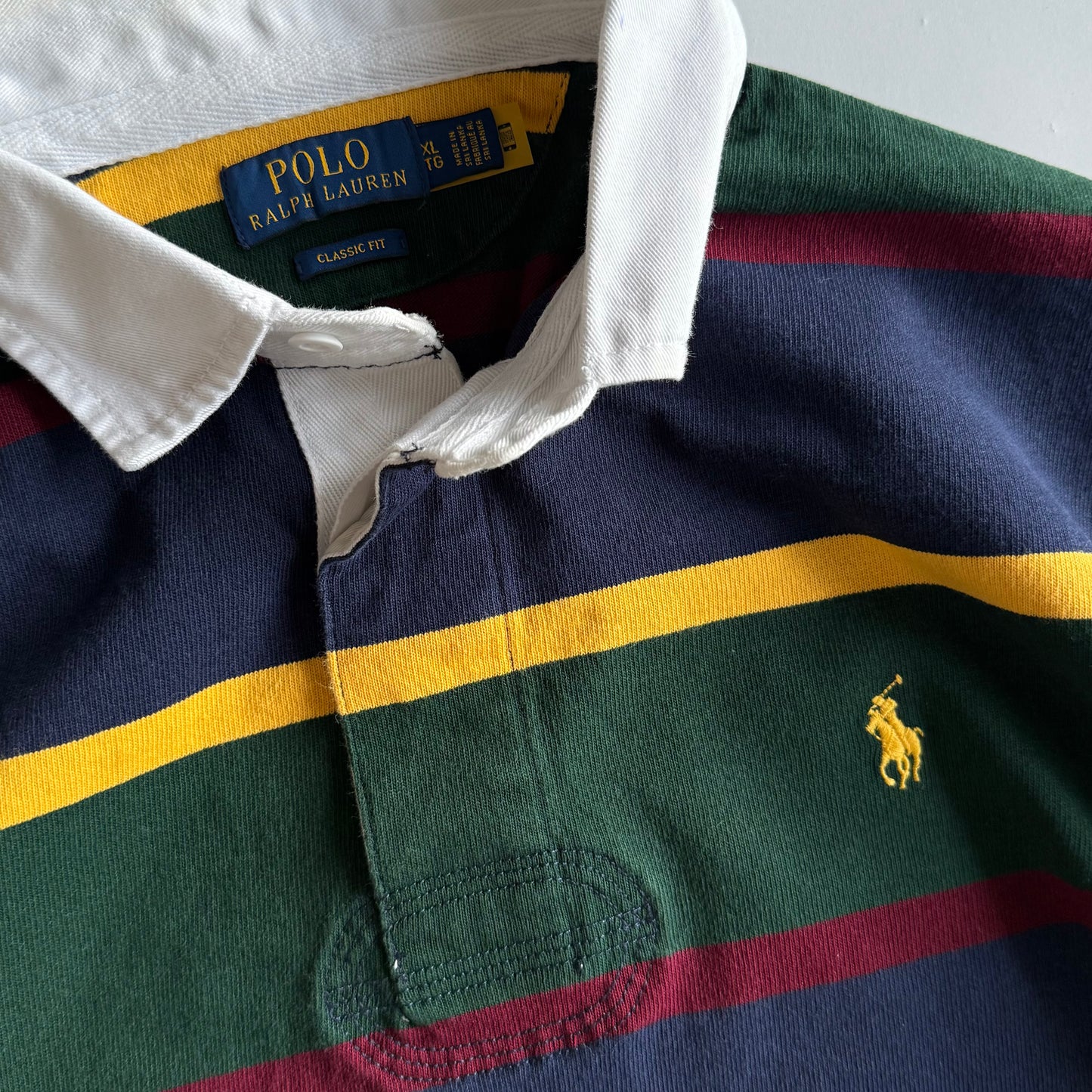 Ralph Lauren Striped Rugby Shirt - X-Large