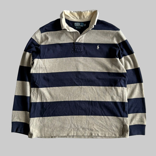 Ralph Lauren Striped Rugby Shirt - Large