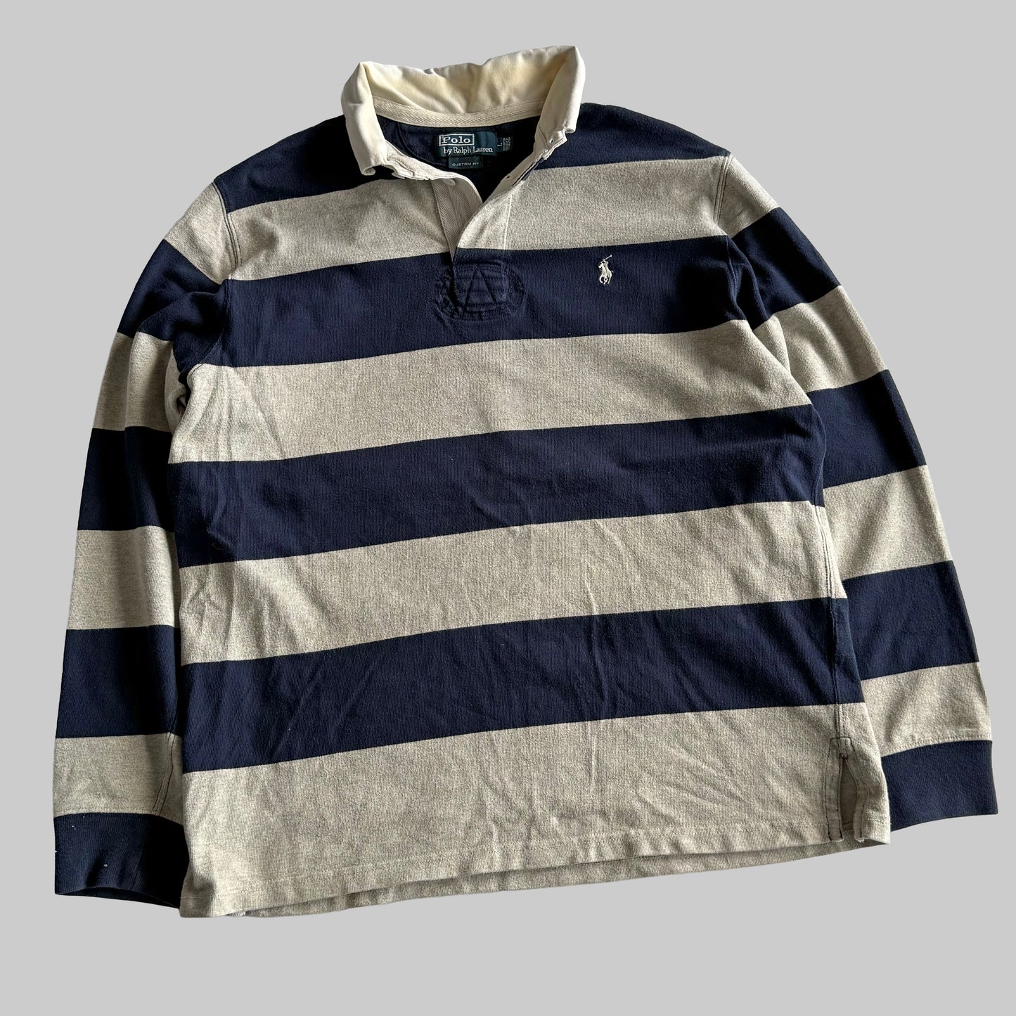 Ralph Lauren Striped Rugby Shirt - Large