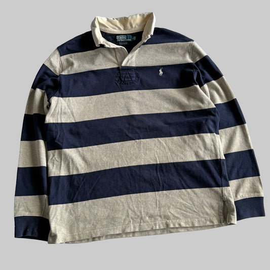 Ralph Lauren Striped Rugby Shirt - Large