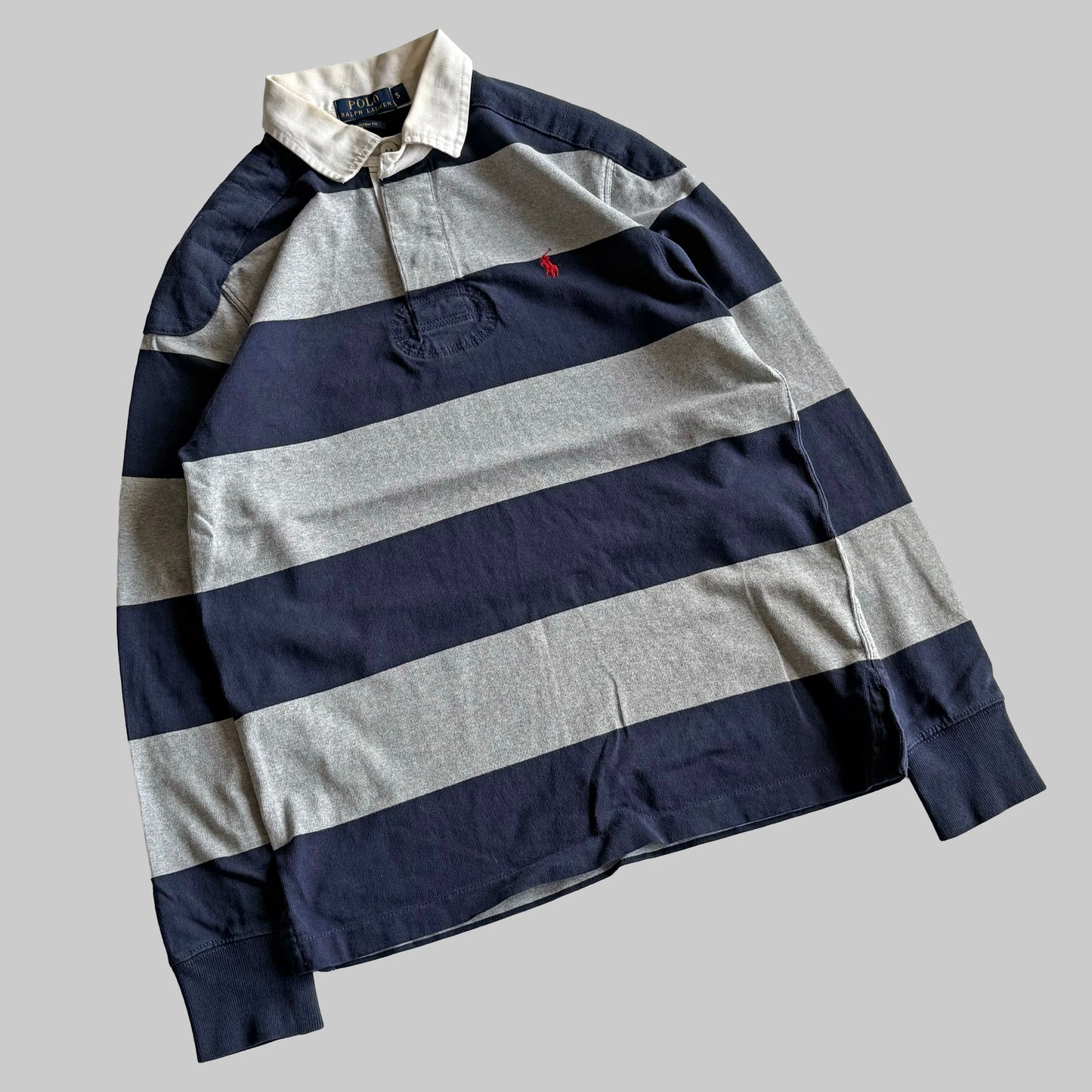 Ralph Lauren Striped Rugby Shirt - Small