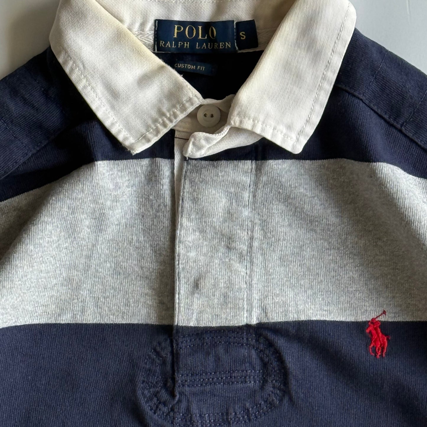 Ralph Lauren Striped Rugby Shirt - Small