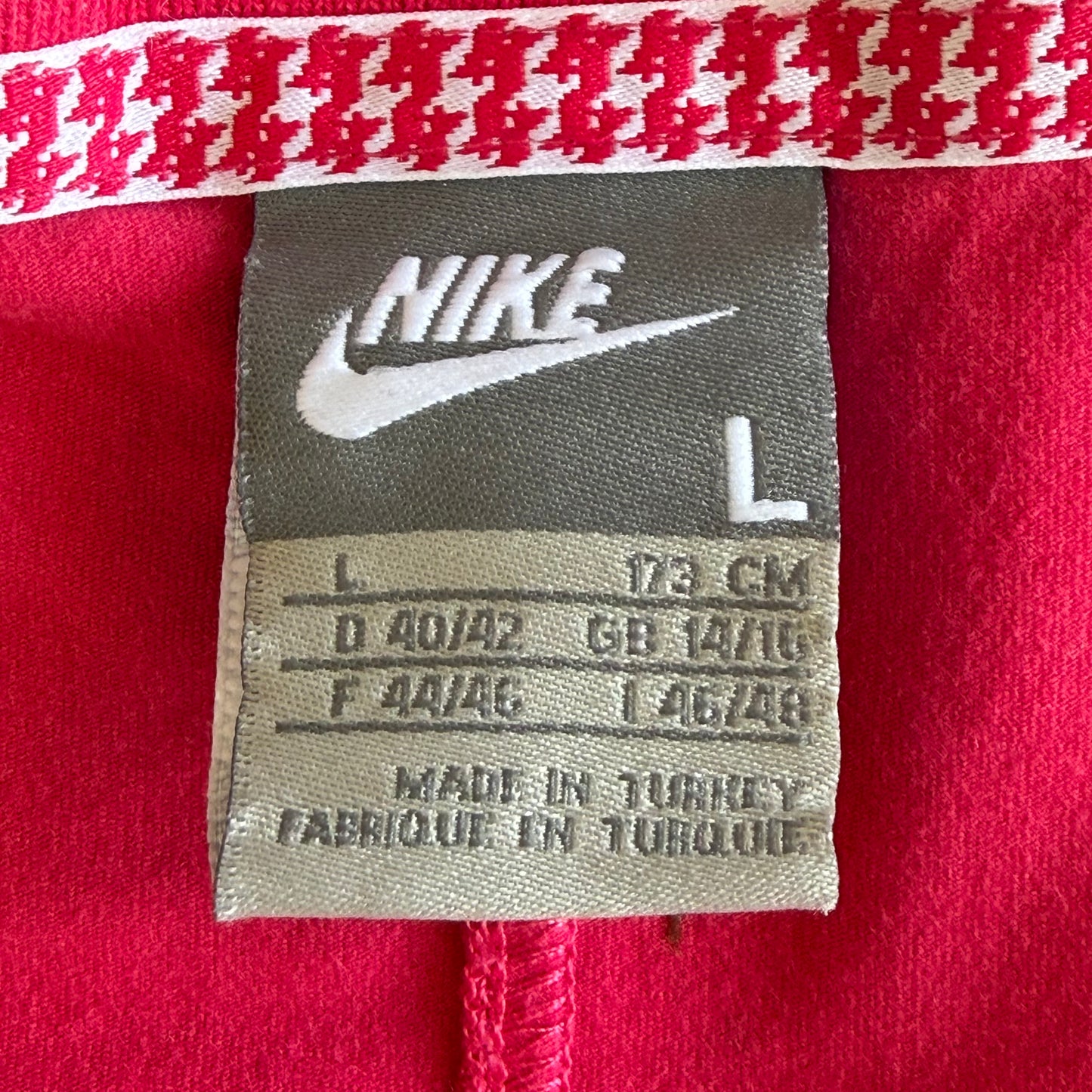 Y2K Nike Single Swoosh Henley Tank Top - L