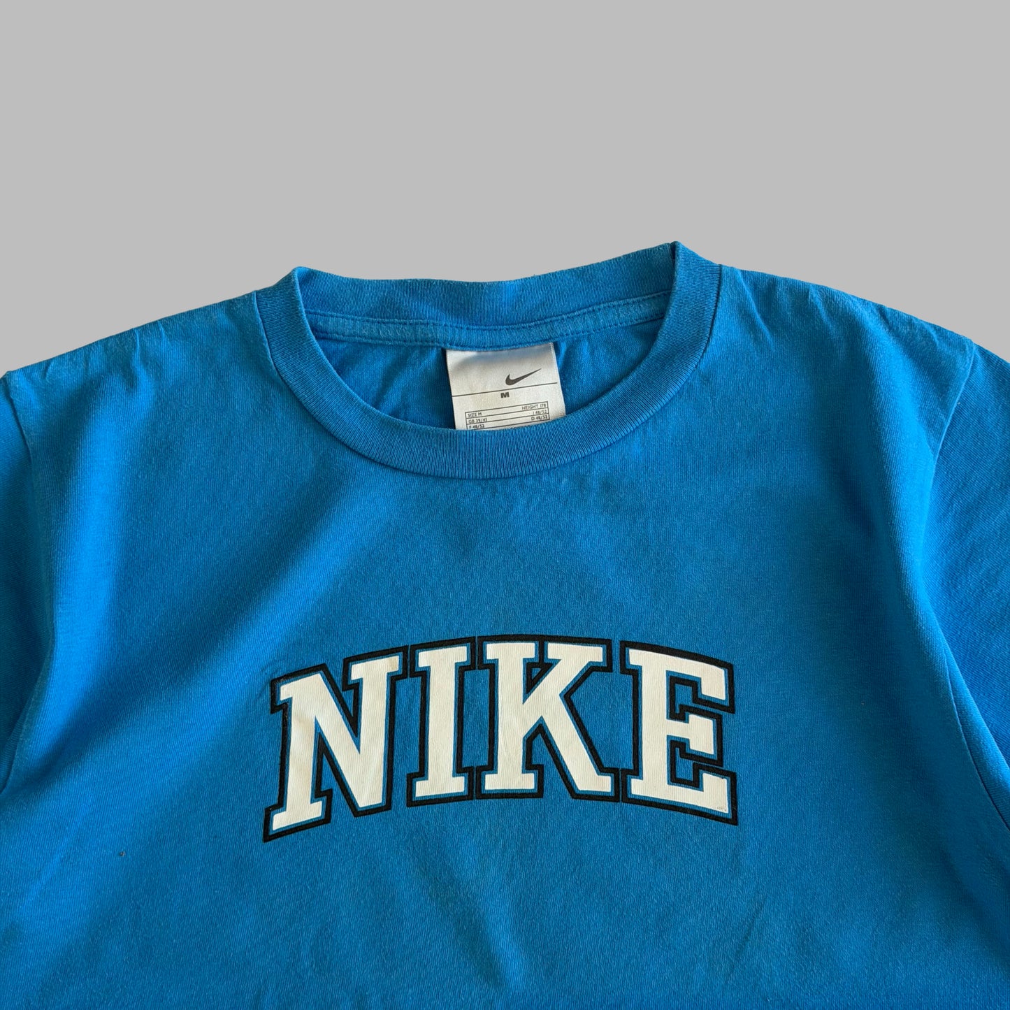Y2K Nike Spell Out Baby Tee - M