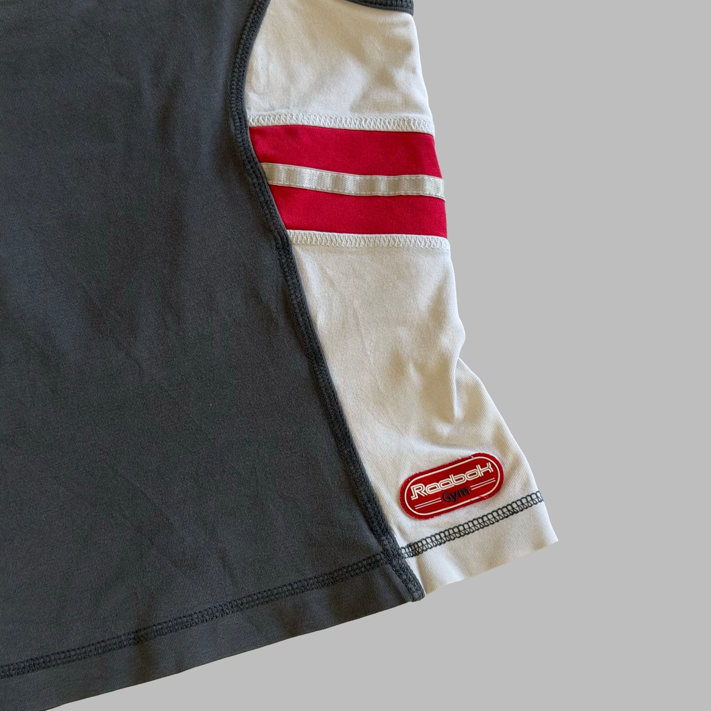Y2K Reebok Panelled Activewear Tank - S