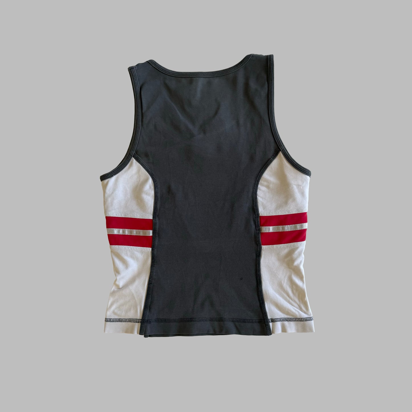 Y2K Reebok Panelled Activewear Tank - S