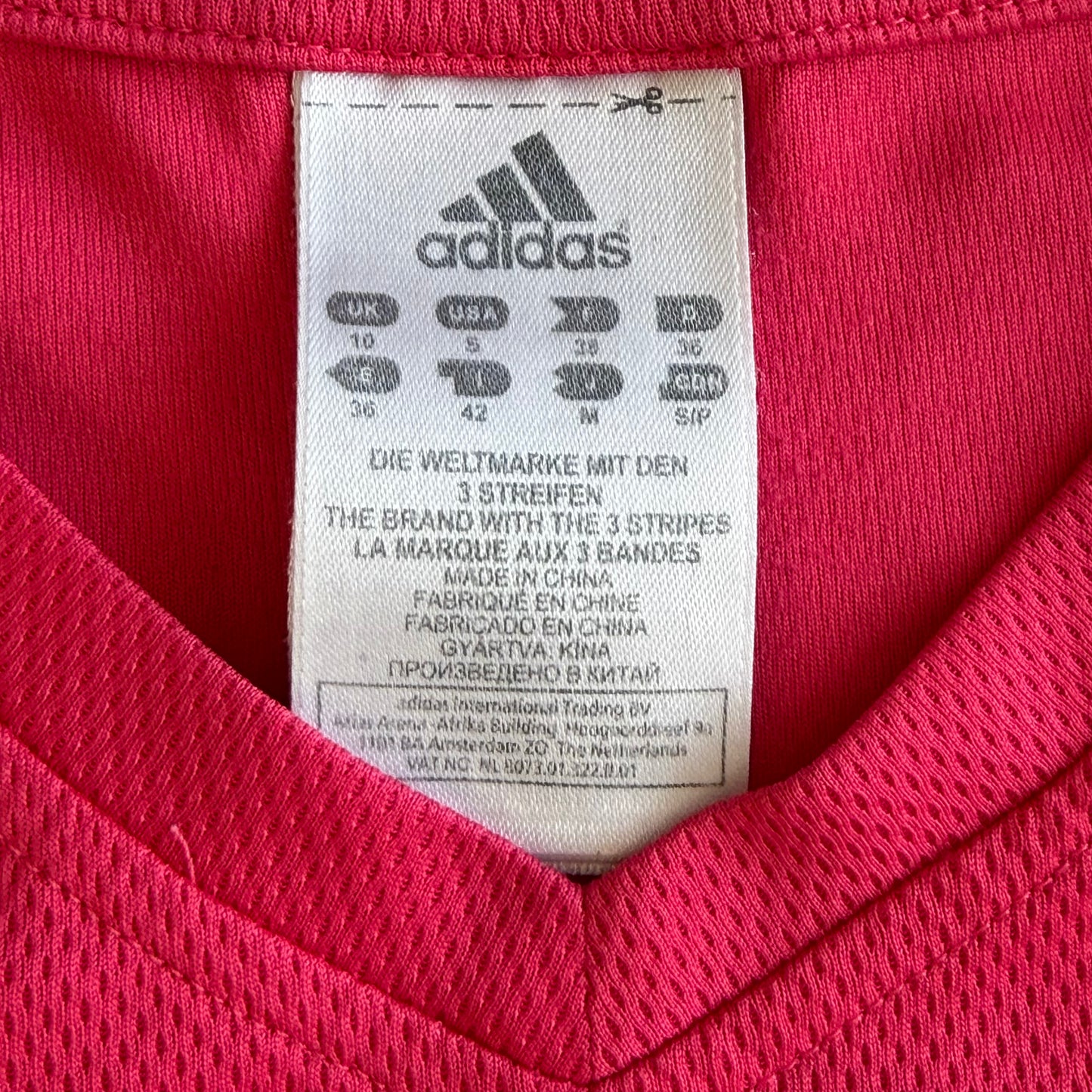 Y2K Adidas Three Stripe Lightweight Activewear Top - M