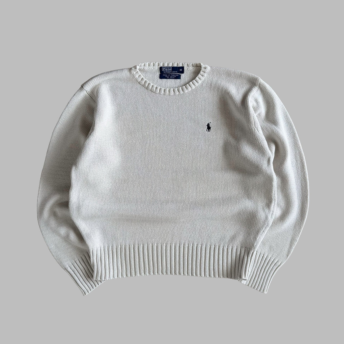 90s Polo Ralph Lauren Heavy Knit - M