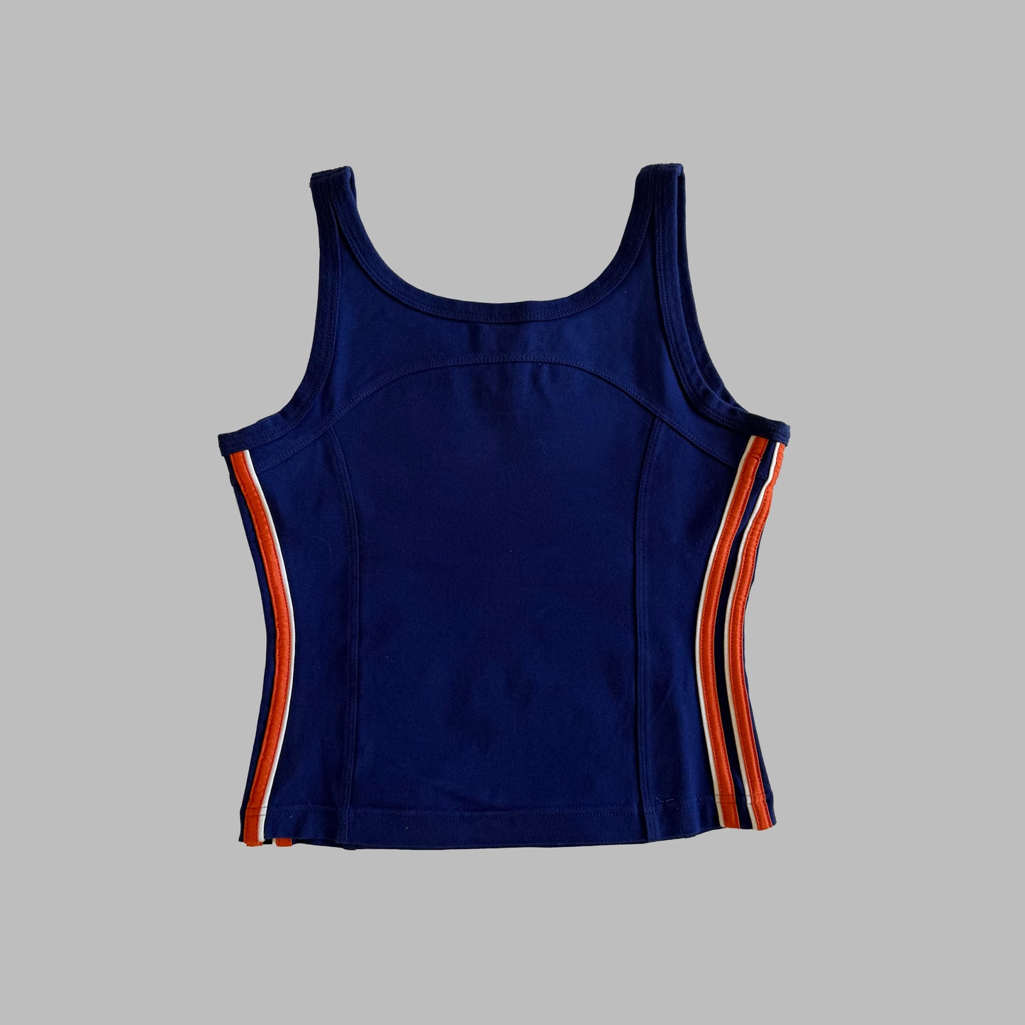 Y2K Adidas Three Stripe Activewear Tank - M
