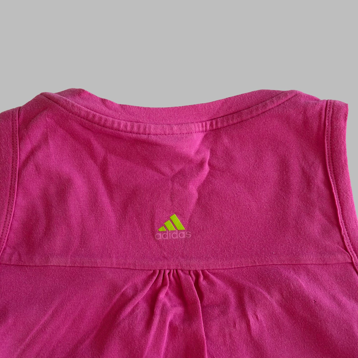 Y2K Adidas Spell Out Activewear Top - M/L