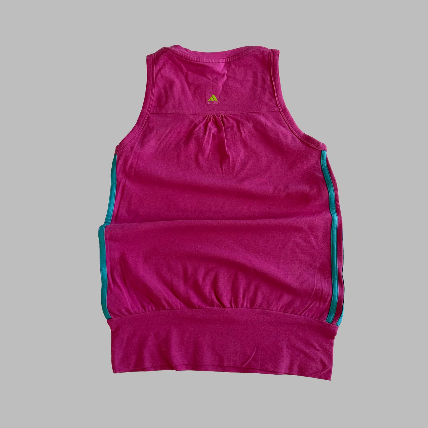Y2K Adidas Spell Out Activewear Top - M/L