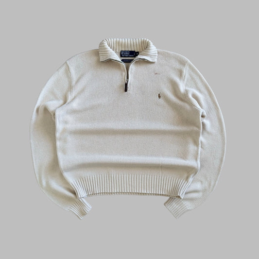 90s Polo Ralph Lauren Heavyweight Quarter Zip - M