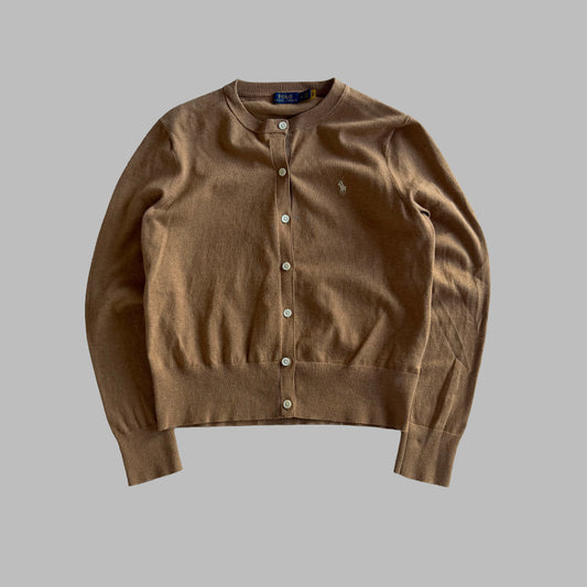 Y2K Polo Ralph Lauren Lightweight Cardigan - M