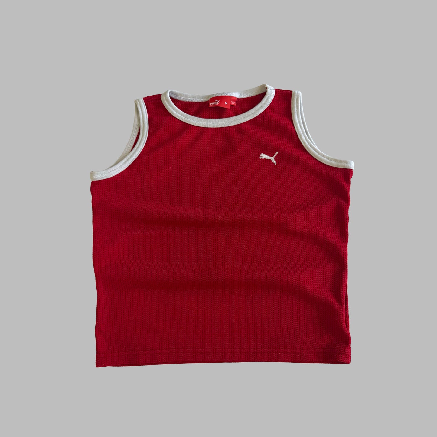 Y2K Puma Lightweight Activewear Tank - S/M