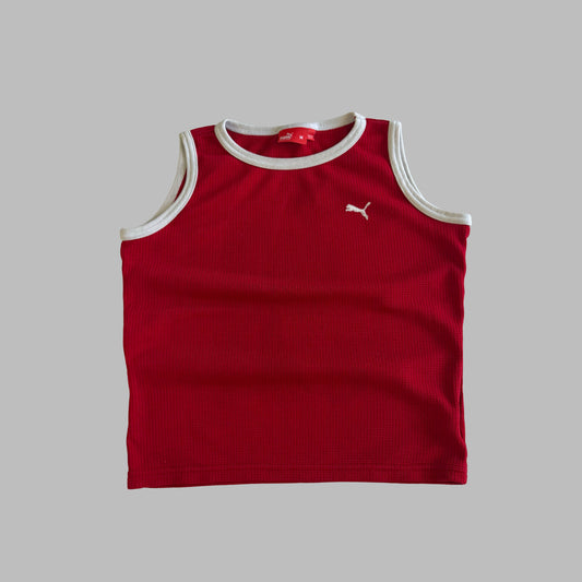 Y2K Puma Lightweight Activewear Tank - S/M