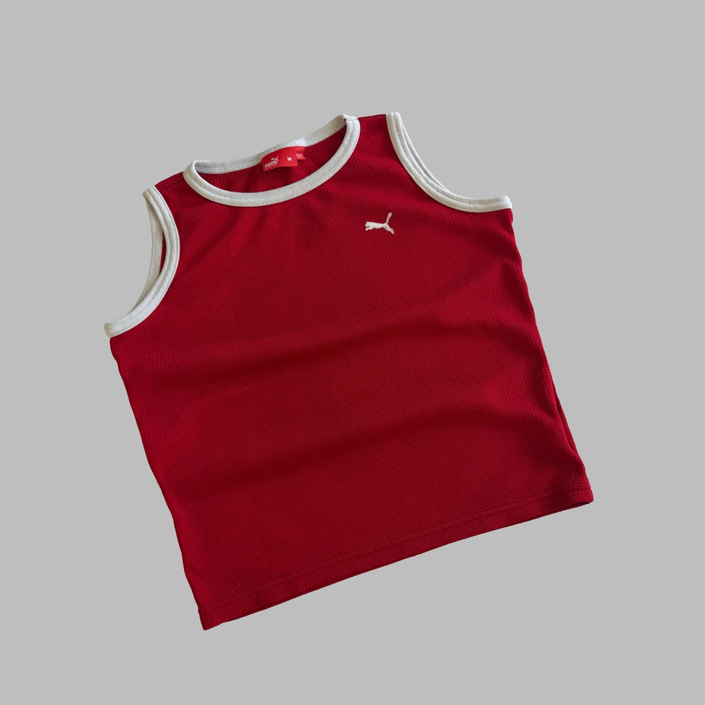 Y2K Puma Lightweight Activewear Tank - S/M