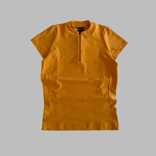 Y2K Nike Quarter Zip Activewear Top - M
